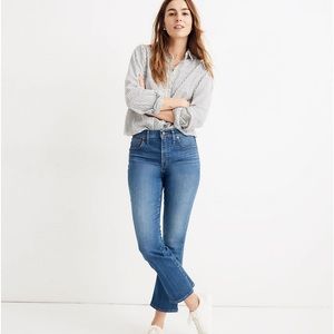 Madewell Cali-Demi Boot Jeans in Tierney Wash:Eco Edition